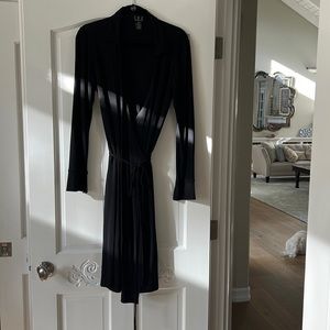 Classic midi wrap dress